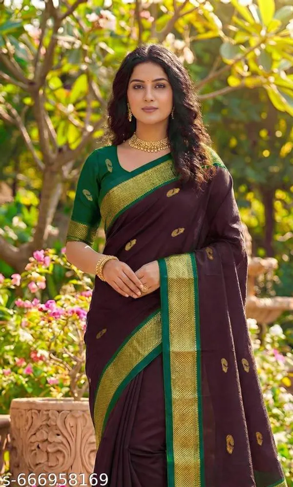 Maroon_Sico_Silk_Paithani_Woven_Pallu_Saree_For_Women