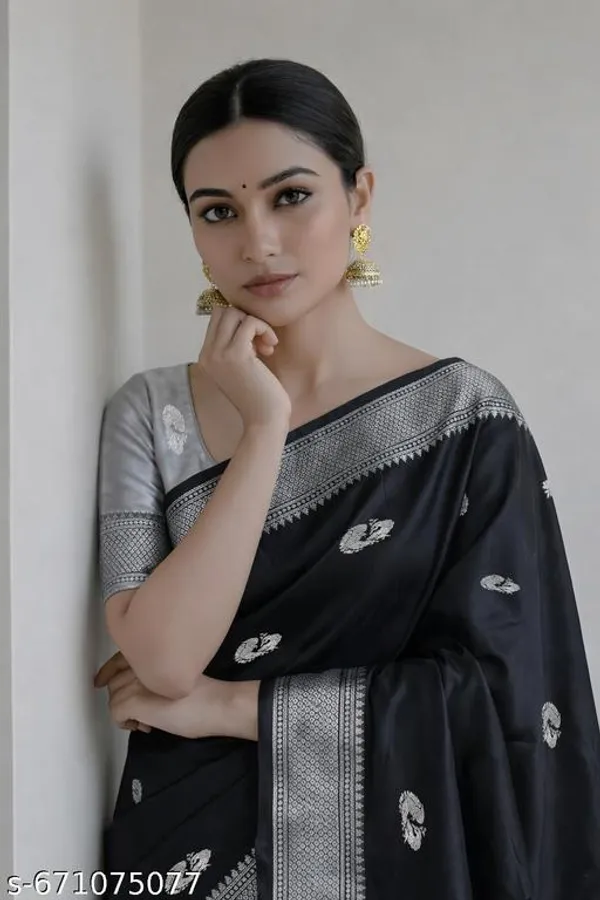 Black_Sico_Silk_Paithani_Zari_Border_Saree_For_Women