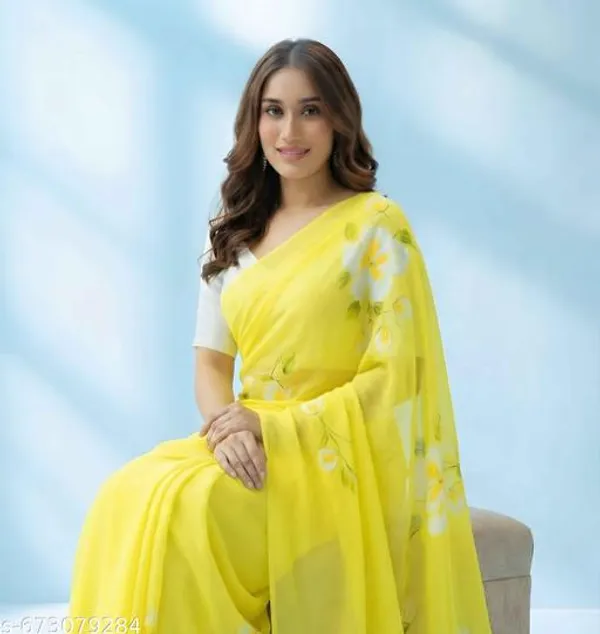 Yellow_Sico_Silk_Floral_Printed_Saree_For_Women