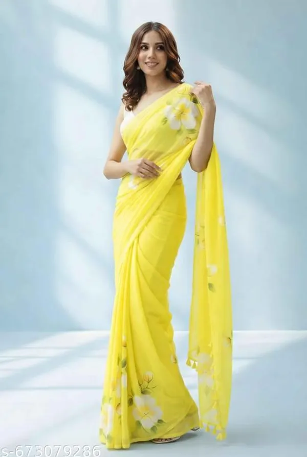 Yellow_Sico_Silk_Floral_Printed_Saree_For_Women