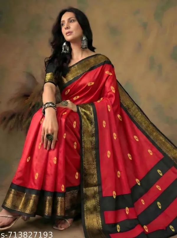 Red_Sico_Silk_Paithani_Heavy_Pallu_Festive_Saree_For_Women