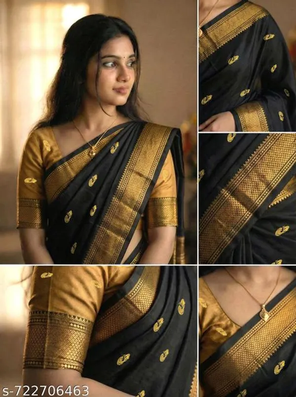 Black_Sico_Silk_Paithani_Gold_Pallu_Festive_Saree_For_Women