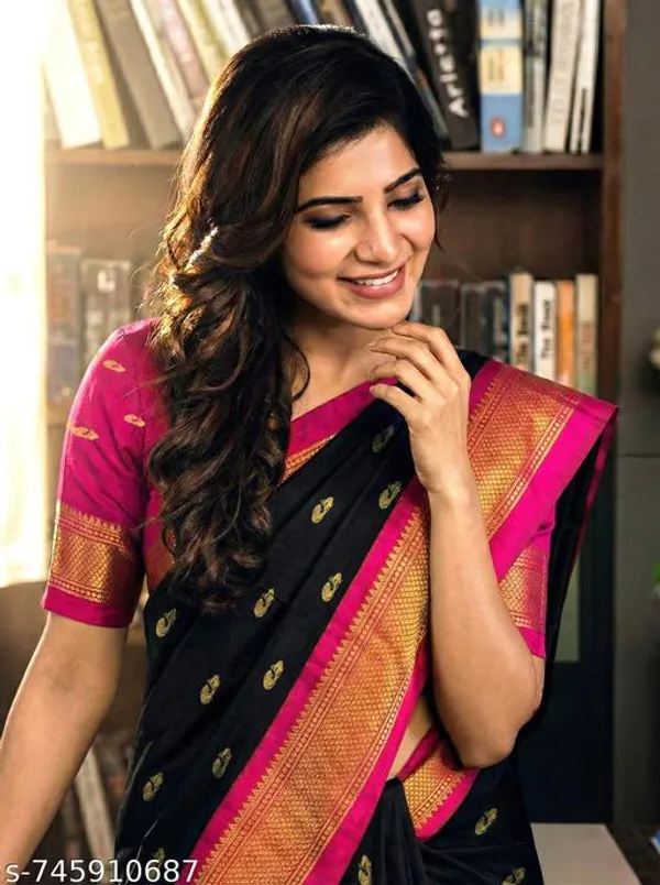 Black_Sico_Silk_Paithani_Zari_Border_Saree_For_Women