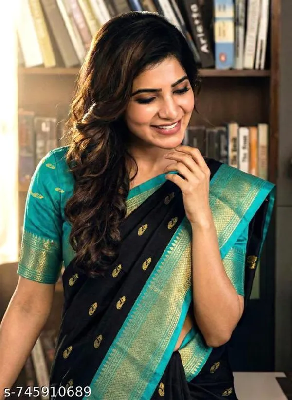 Black_Sico_Silk_Paithani_Zari_Border_Saree_For_Women