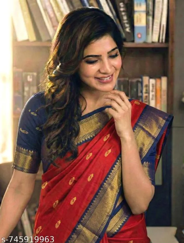 Red_Sico_Silk_Paithani_Zari_Border_Designer_Pallu_Saree_For_Women