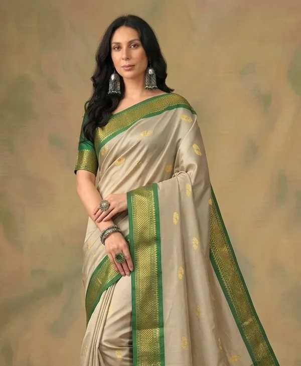 Beige_Sico_Silk_Paithani_Heavy_Pallu_Festive_Saree_For_Women