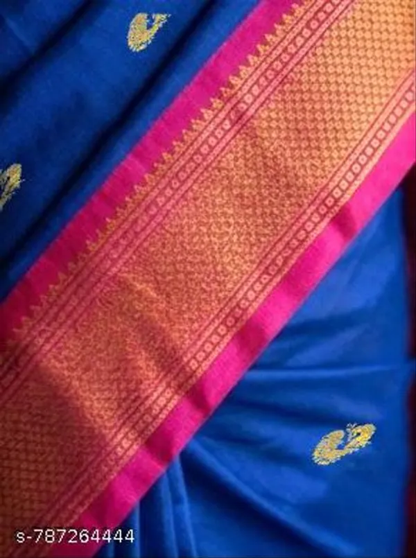 Blue_Sico_Silk_Paithani_Big_Zari_Border_Designer_Saree_For_Women