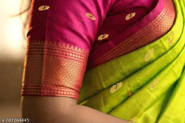 Lime_Sico_Silk_Paithani_Woven_Border_Designer_Pallu_Saree_For_Women