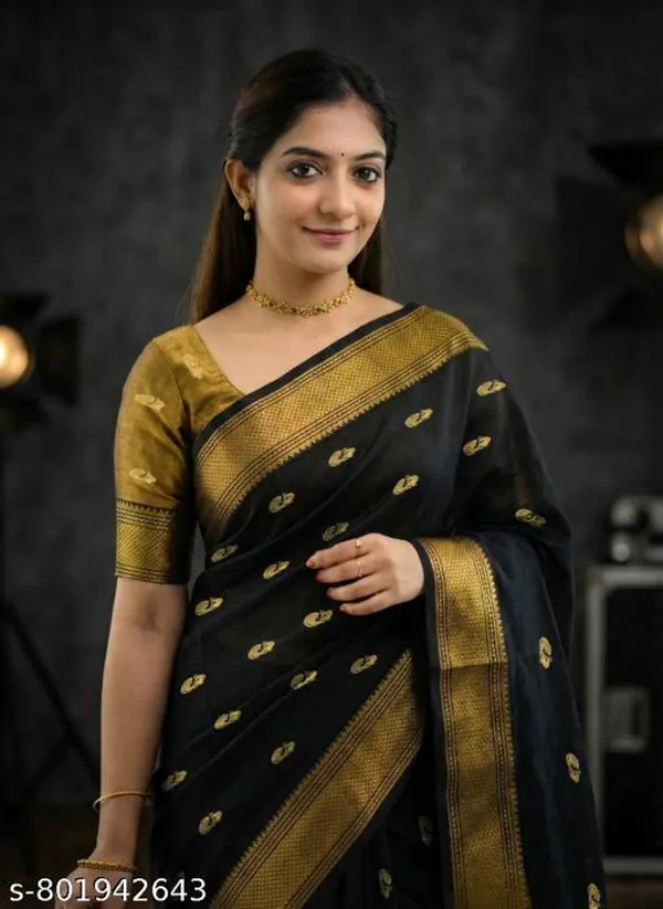 Black_Sico_Silk_Paithani_Zari_Border_Saree_For_Women