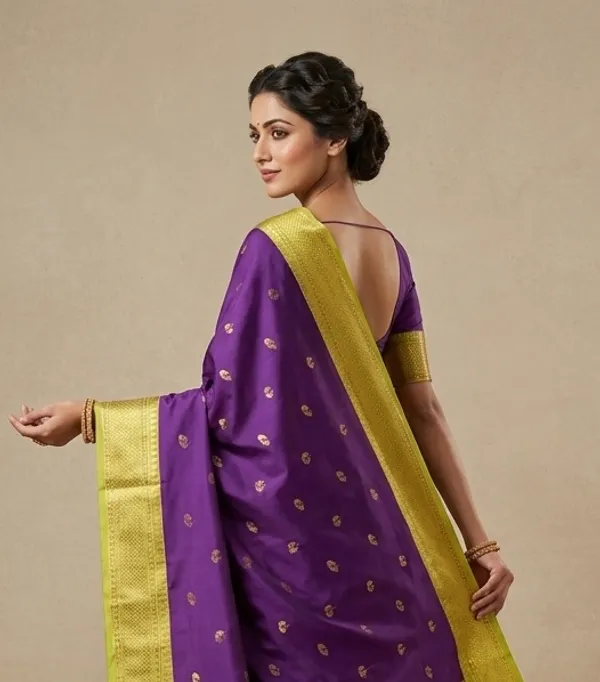 Purple_Sico_Silk_Paithani_Zari_Work_Grand_Pallu_Saree_For_Women