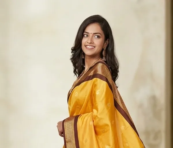 Yellow_Sico_Silk_Paithani_Zari_Border_Saree_For_Women
