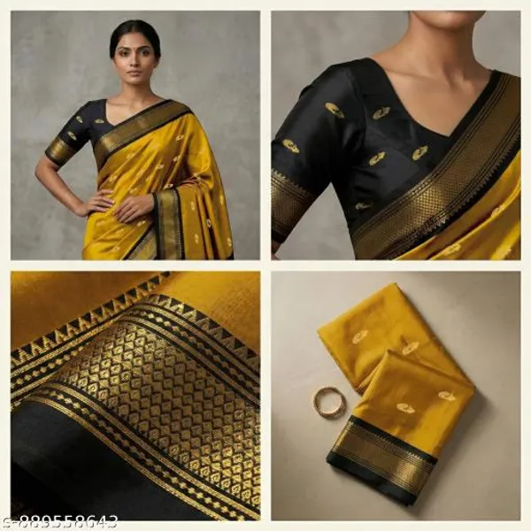 Golden_Sico_Silk_Paithani_Zari_Border_Saree_For_Women