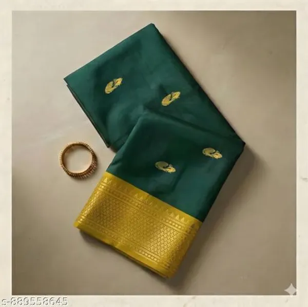 Green_Sico_Silk_Paithani_Zari_Border_Designer_Pallu_Saree_For_Women