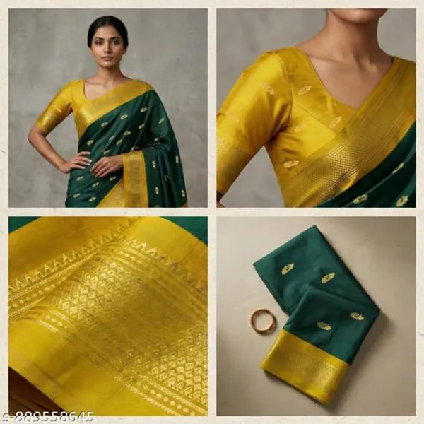 Green_Sico_Silk_Paithani_Zari_Border_Designer_Pallu_Saree_For_Women
