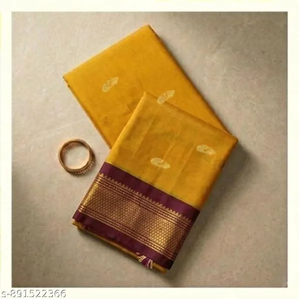 Golden_Sico_Silk_Zari_Border_Designer_Pallu_Paithani_Saree_For_Women