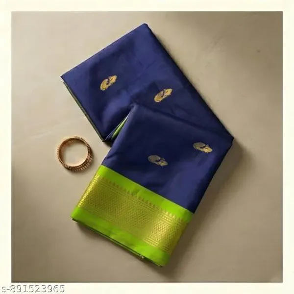 Blue_Sico_Silk_Paithani_Zari_Border_Pallu_Saree_For_Women