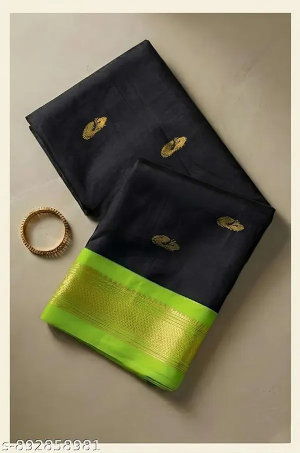 Black_Sico_Silk_Paithani_Temple_Border_Zari_Saree_For_Women