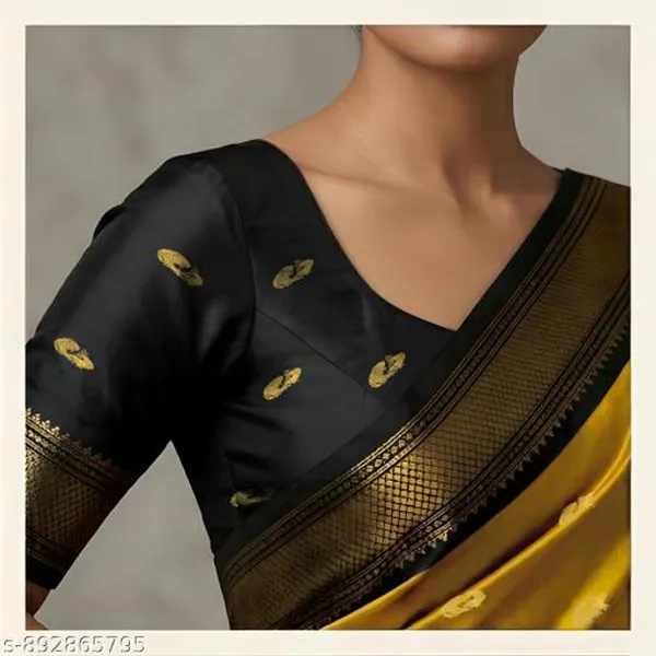 Golden_Sico_Silk_Paithani_Zari_Border_Saree_For_Women