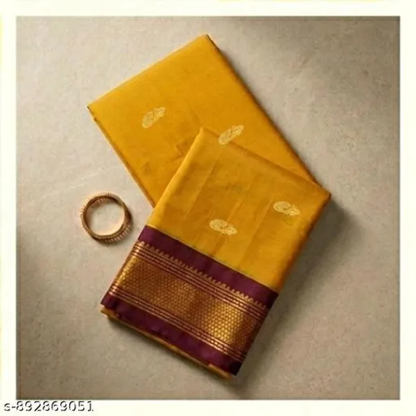 Yellow_Sico_Silk_Paithani_Zari_Work_Grand_Pallu_Saree_For_Women