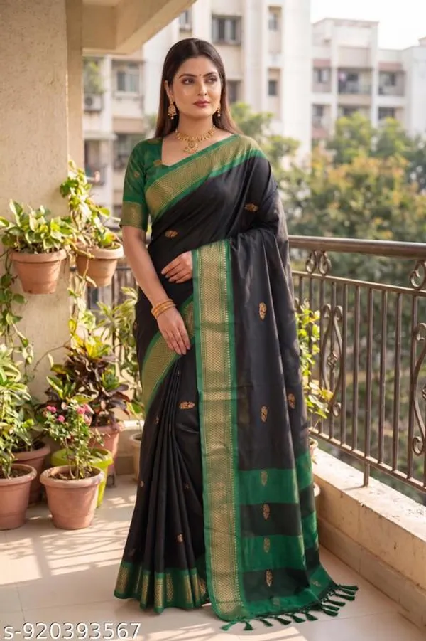 Black_Sico_Silk_Paithani_Zari_Border_Saree_For_Women
