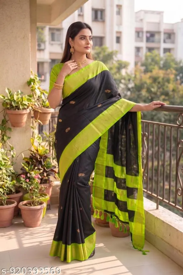 Black_Sico_Silk_Paithani_Zari_Border_Designer_Saree_For_Women