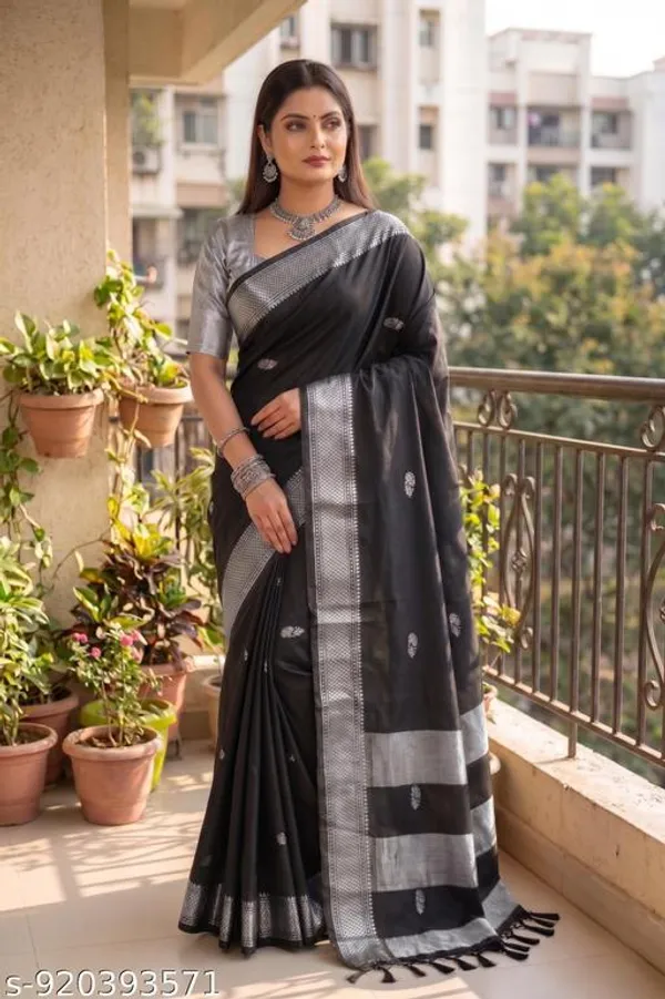 Black_Sico_Silk_Paithani_Zari_Border_Daily_Wear_Saree_For_Women