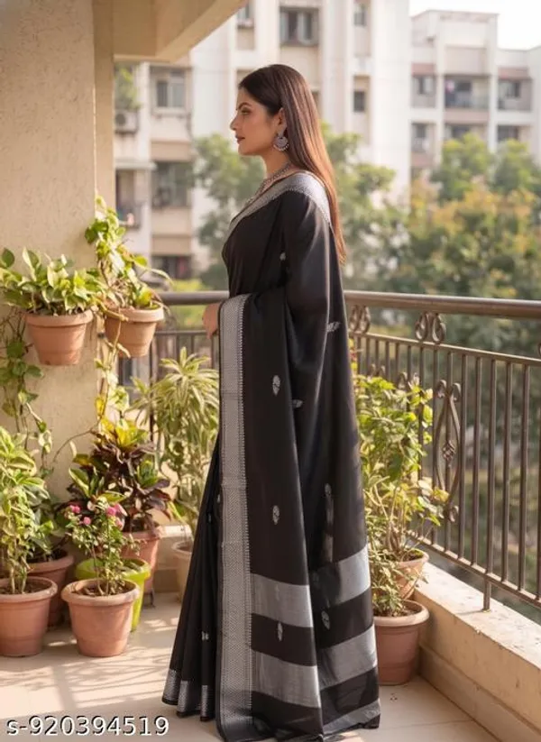 Black_Sico_Silk_Paithani_Party_Wear_Zari_Border_Saree_For_Women