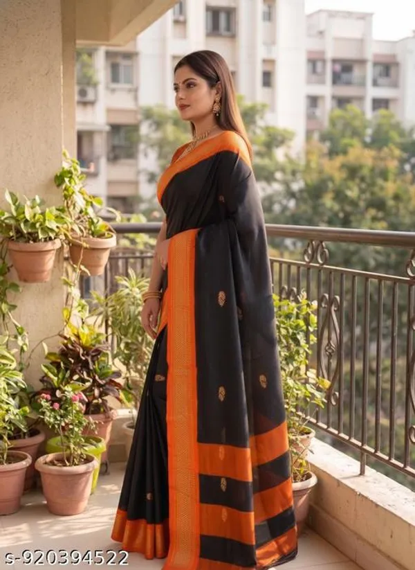 Black_Sico_Silk_Paithani_Zari_Border_Party_Wear_Saree_For_Women