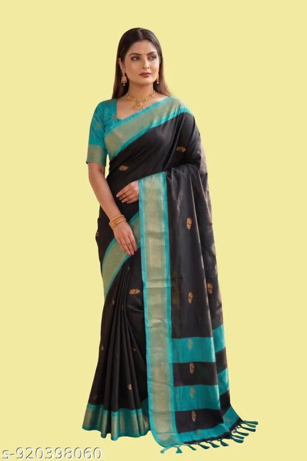 Black_Sico_Silk_Paithani_Zari_Border_Designer_Saree_For_Women