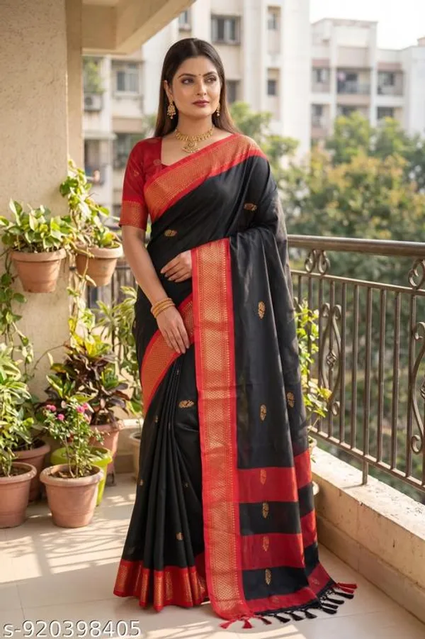 Black_Sico_Silk_Paithani_Zari_Border_Party_Saree_For_Women