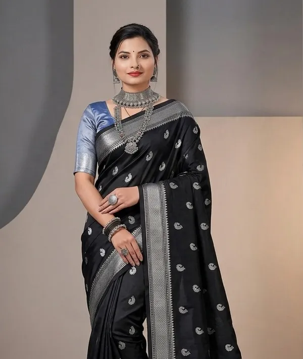 Black_Sico_Silk_Paithani_Traditional_Saree_For_Women