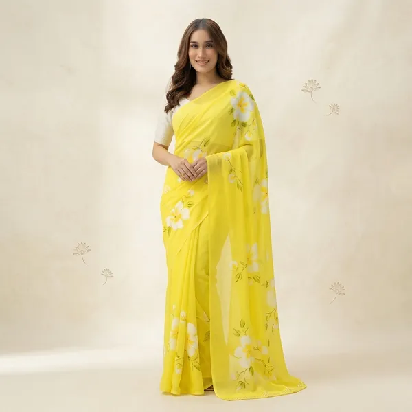 Yellow_Sico_Silk_Floral_Printed_Saree_For_Women