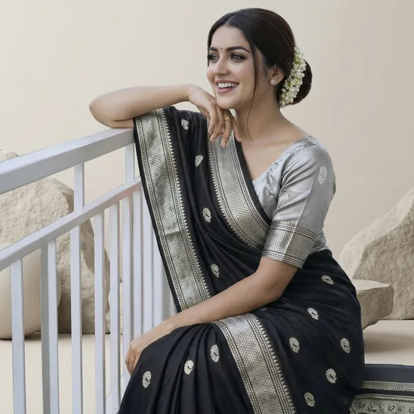 Black_Sico_Silk_Paithani_Zari_Border_Saree_For_Women