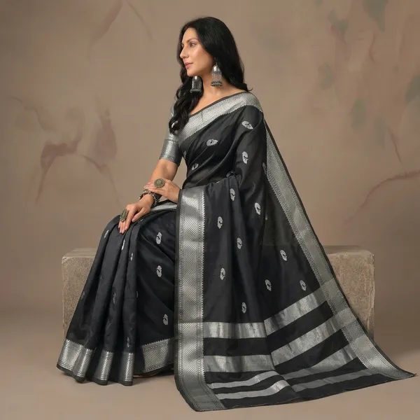 Black_Sico_Silk_Paithani_Zari_Big_Border_Traditional_Saree_For_Women
