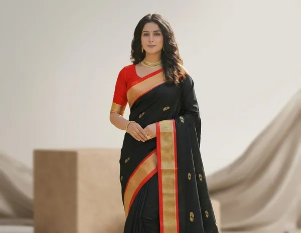 Black_Sico_Silk_Paithani_Lace_Border_Party_Wear_Saree_For_Women