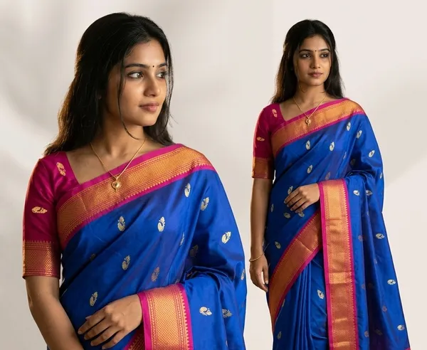 Blue_Sico_Silk_Paithani_Big_Zari_Border_Designer_Saree_For_Women