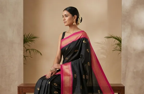 Black_Sico_Silk_Paithani_Zari_Border_Party_Saree_For_Women