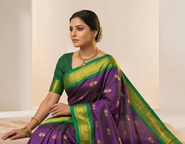 Purple_Sico_Silk_Paithani_Zari_Woven_Saree_For_Women