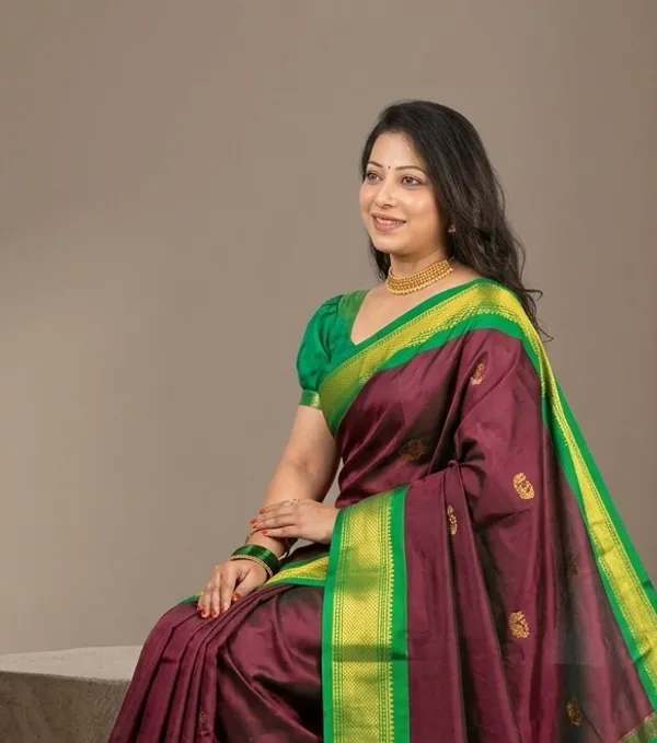 Maroon_Sico_Silk_Paithani_Saree_For_Women