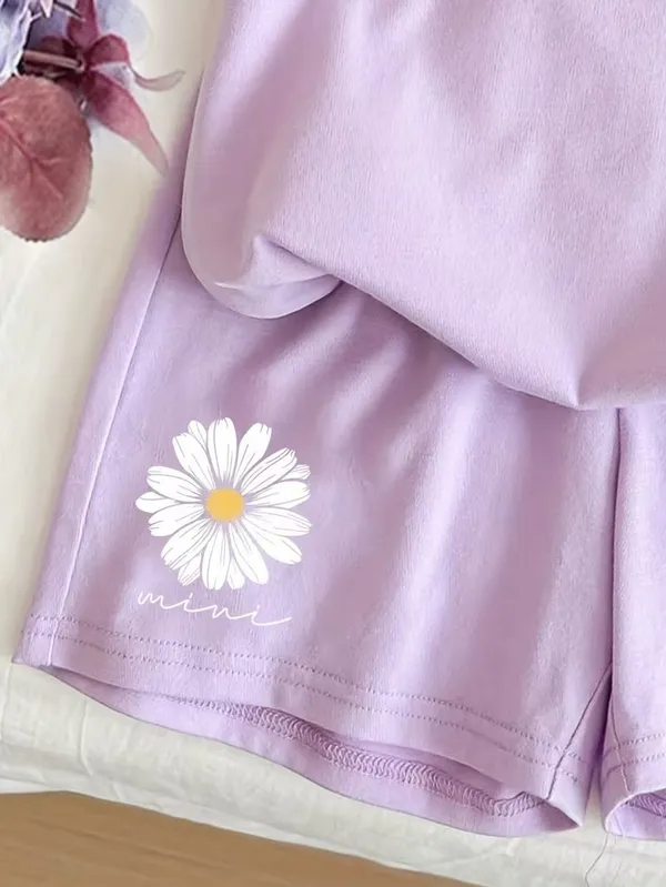 Naazglory_Kids_Nightwear_Boys_And_Girls_Printed_Cotton_Blend_(Purple_Pack_Of_1)