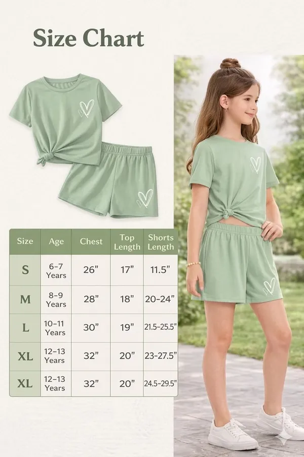 Naazglory_Kids_Nightwear_Boys_And_Girls_Printed_Cotton_Blend_(Light_Green_Pack_Of_1)