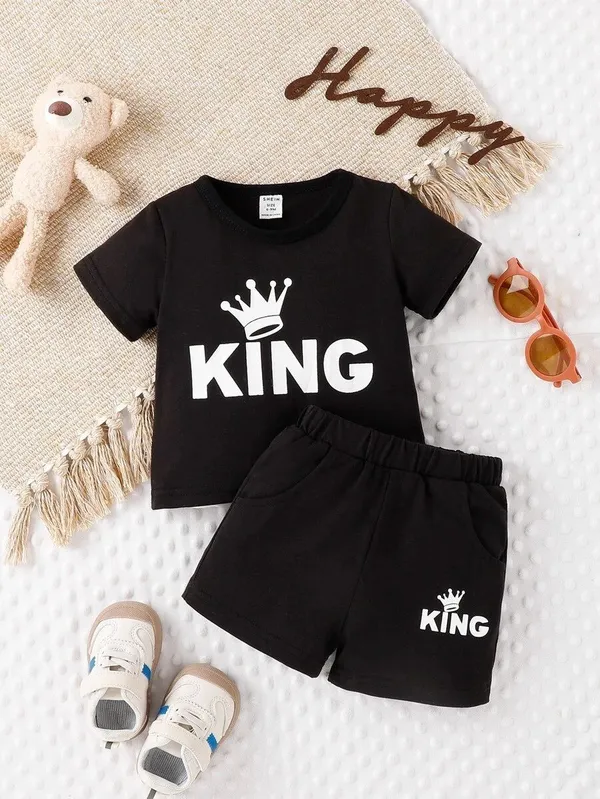 Naazglory_Baby_Boys_Casual_T-Shirt_Shorts_(Black)