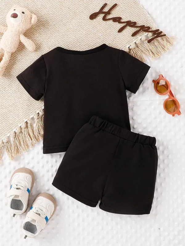 Naazglory_Baby_Boys_Casual_T-Shirt_Shorts_(Black)