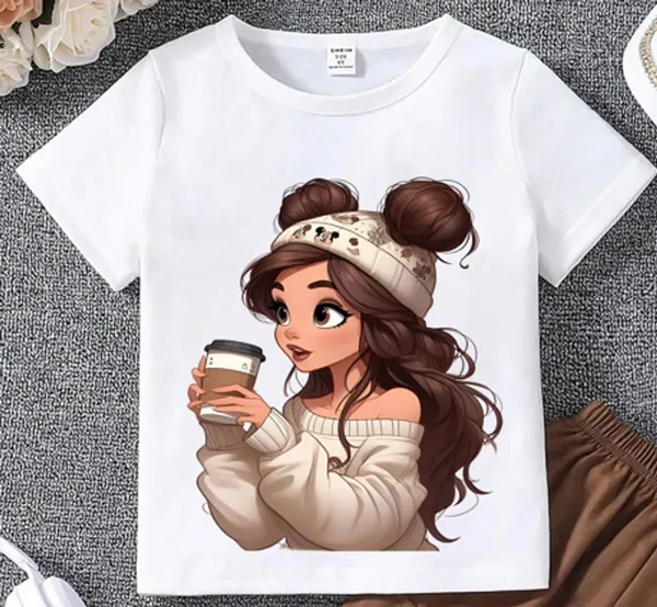 Naazglory_Boys_And_Girls_Party(Festive)_Pant_T-Shirt_(Brown)