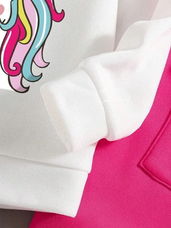 Naazglory_Girls_Party(Festive)_T-Shirt_Pant_(Pink)
