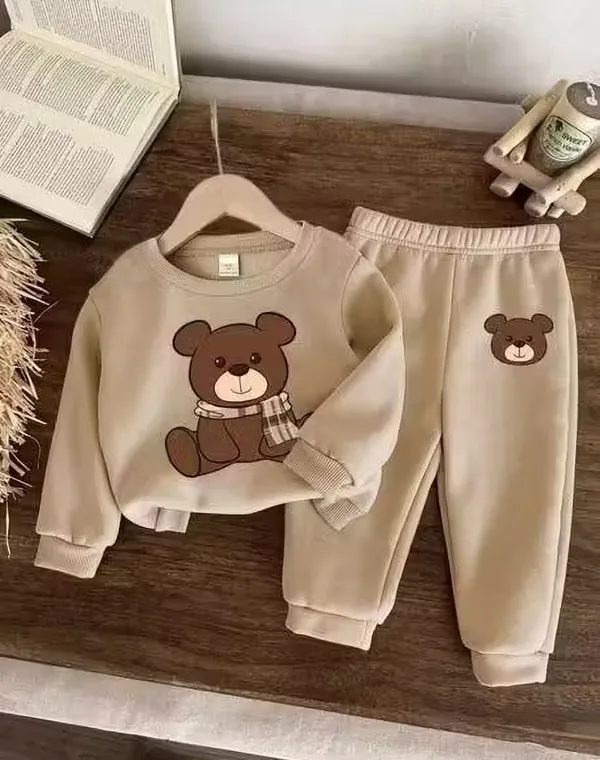 Naazglory_Boys_And_Girls_Party(Festive)_Sweatshirt_Track_Pants_(Beige)