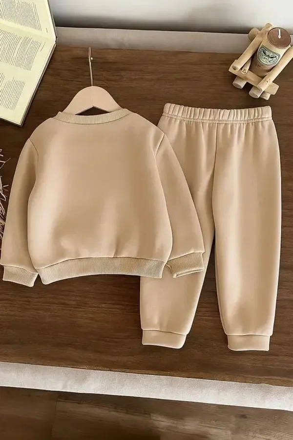 Naazglory_Boys_And_Girls_Party(Festive)_Sweatshirt_Track_Pants_(Beige)