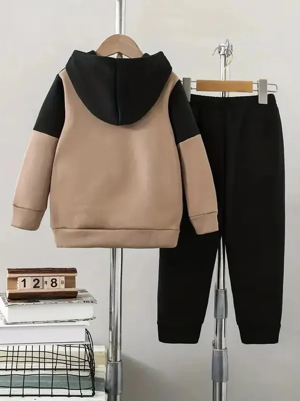 Naazglory_Boys_And_Girls_Party(Festive)_Sweatshirt_Track_Pants_(Black,_Beige)