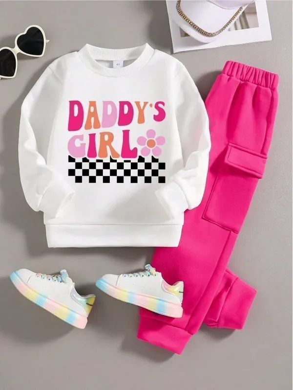 Naazglory_Girls_Party(Festive)_T-Shirt_Pant_(PInk)