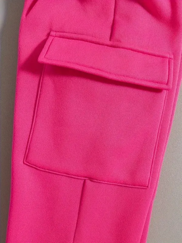 Naazglory_Girls_Party(Festive)_T-Shirt_Pant_(PInk)